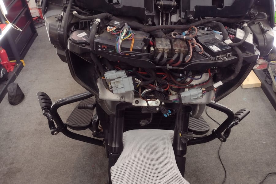 Touring motorcycle custom audio system